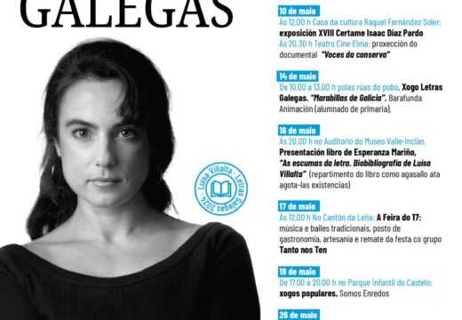 A Pobra estende a oferta cultural polo Día das Letras Galegas a todo o mes de maio